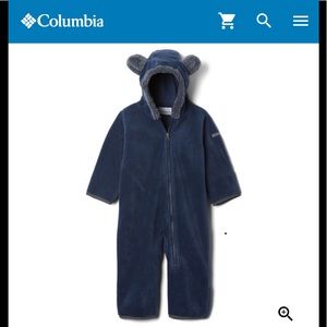 Columbia fleece baby bunting 6-12 months